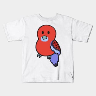 Cute Crimson Rosella Kids T-Shirt